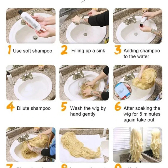 Black To Brown Ombre Layered Hair Style wig 24” - Picture 3 of 9